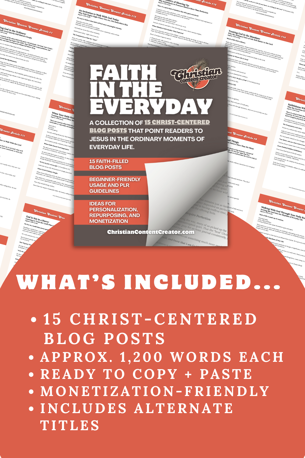 Faith in the Everyday: 15 Christ-Centered Blog Posts for Christian Content Creators