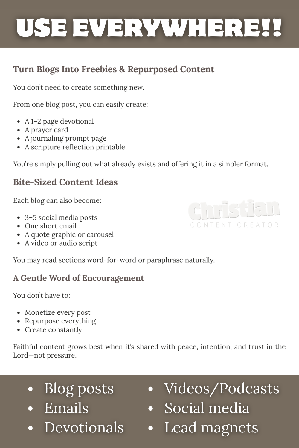 Finding Peace in the Small Moments - FREEBIE!!